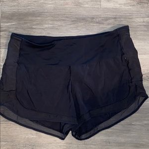 Black lululemon shorts. Size 10